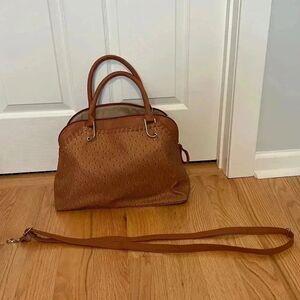Brown Versona cross body option bag
